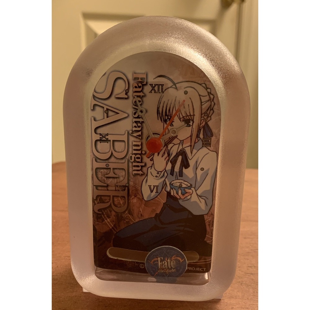 Fate Stay Night Saber Limited Edition Clock Tested Working